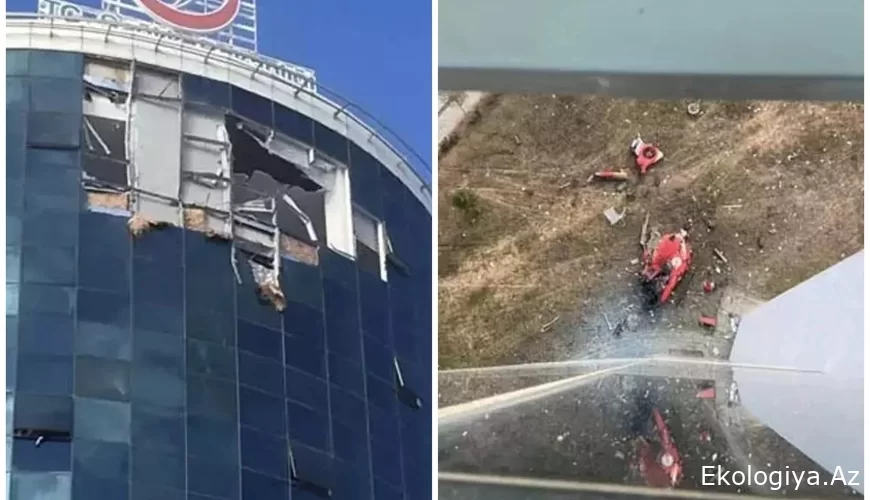 Türkiyədə helikopter xəstəxana binasına çırpıldı- Ölənlər var/ FOTOLAR
