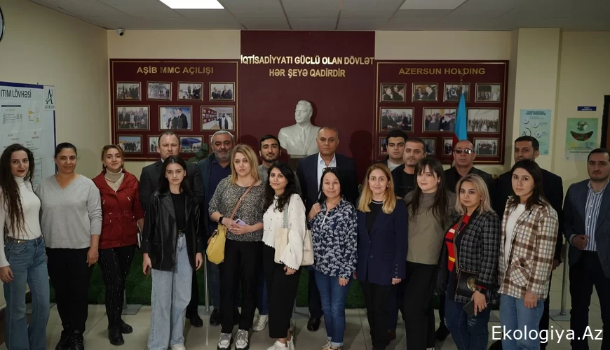 İmişli Şəkər Zavoduna media tur təşkil edildi - FOTOLAR
