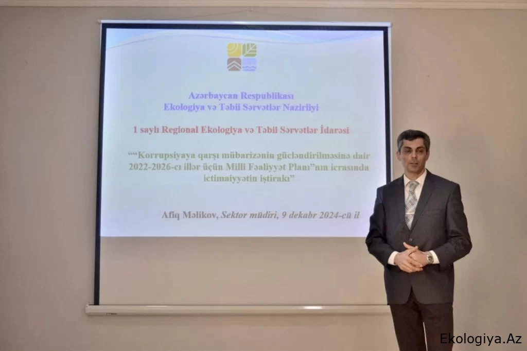 Korrupsiyaya qarşı mübarizə mövzusunda təlim keçirilib