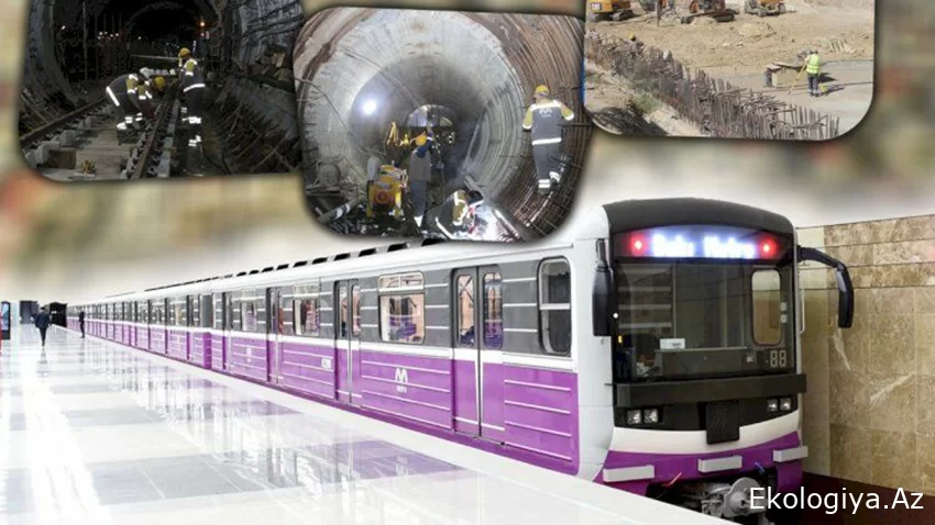 Bakıda tikiləcək 10 yeni metrostansiya bu ərazilərdə olacaq - XƏRİTƏ