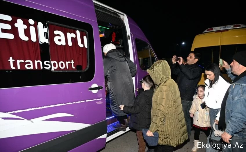 Cəbrayıl şəhərinə daha 42 ailə yola salındı