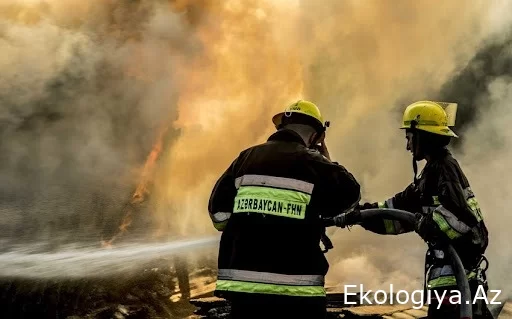 Bakıda iki yerdə güclü YANĞIN