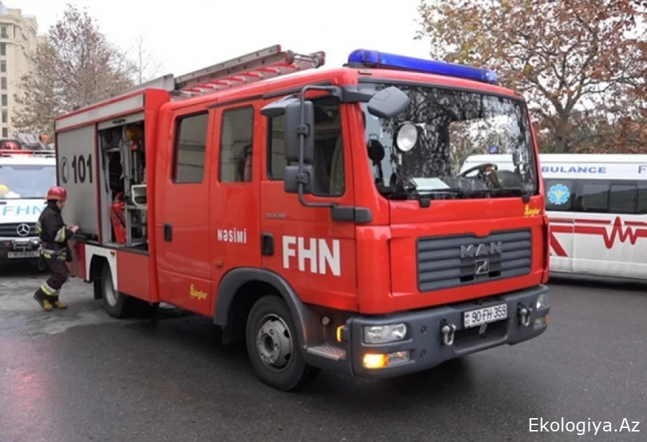 FHN: Ötən gün 33 yanğına çıxış olub, 9 nəfər xilas edilib