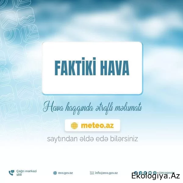 Ölkə ərazisində  küləkli və yağıntılı hava şəraiti davam edir