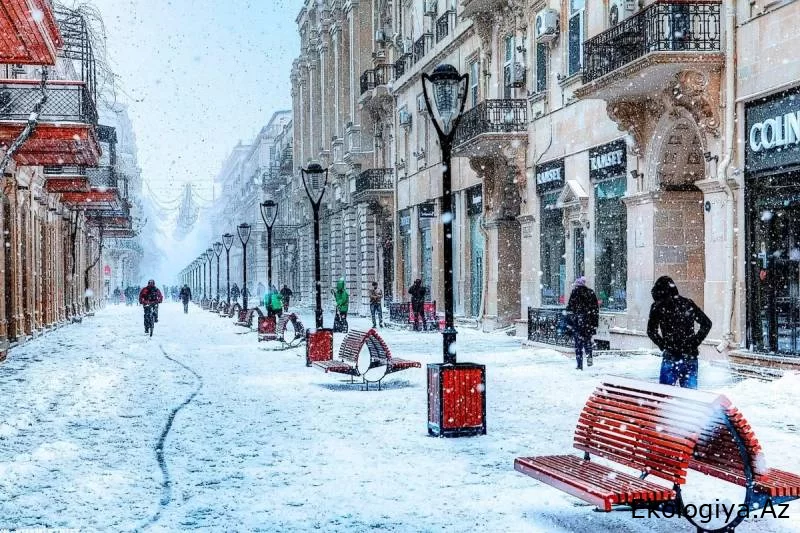 Bakının ən uzunmüddətli soyuq dövrü başlayır - 5 gün qar yağacaq