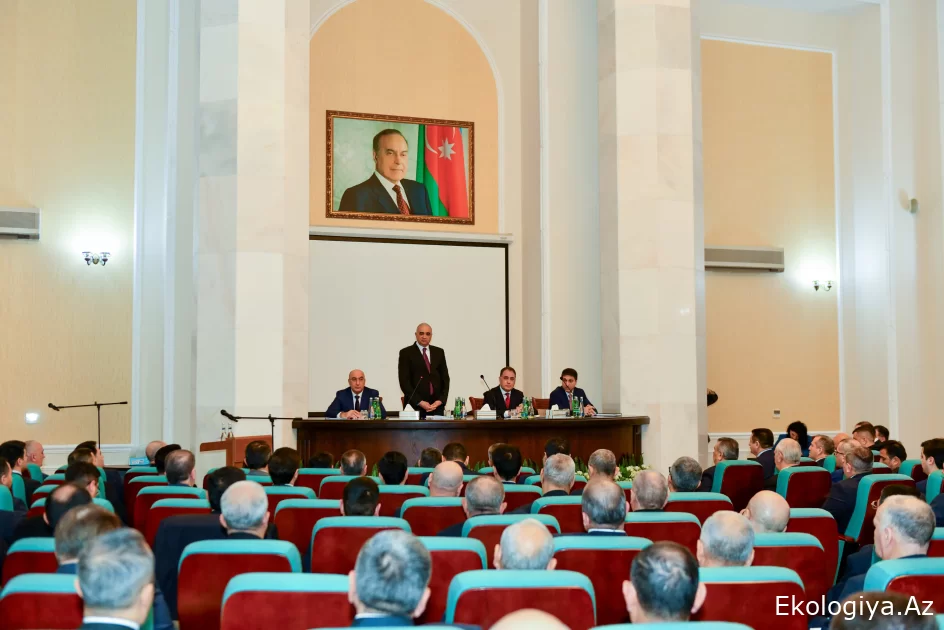 Dövlət Su Ehtiyatları Agentliyində müşavirə keçirilib, qarşıda duran vəzifələr müzakirə olunub
