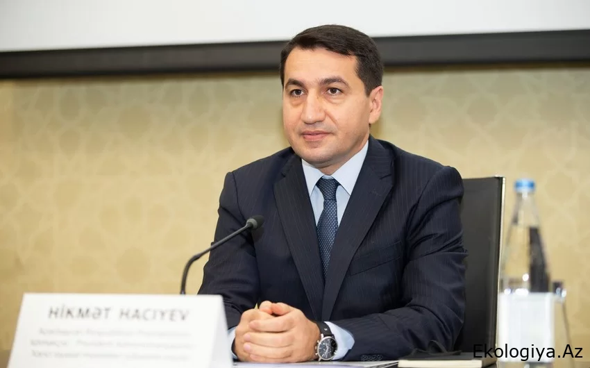Hikmət Hacıyev: Ermənistan Azərbaycanda hərbi cinayətlərdə təqsirləndirilənlərin məhkəmə prosesi əleyhinə təbliğat aparır