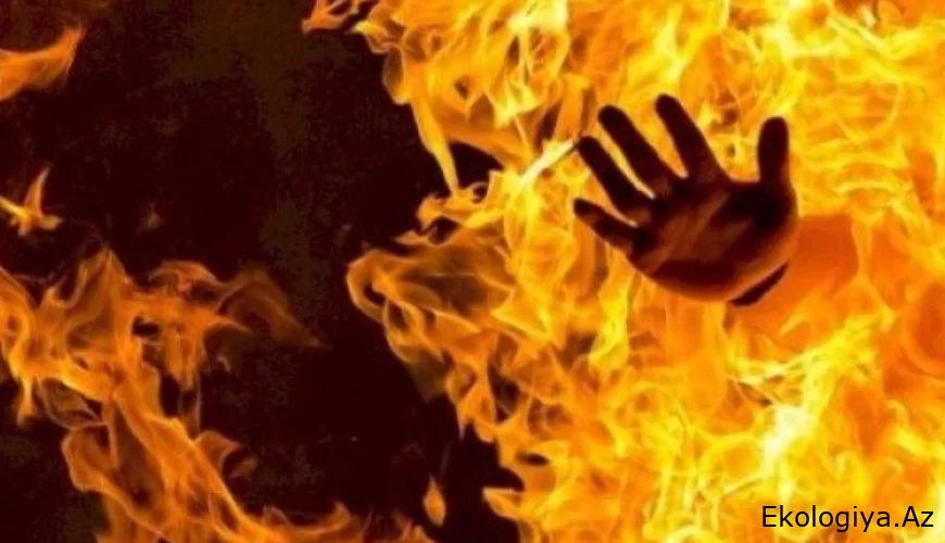 83 yaşlı kişi yanaraq ÖLÜB