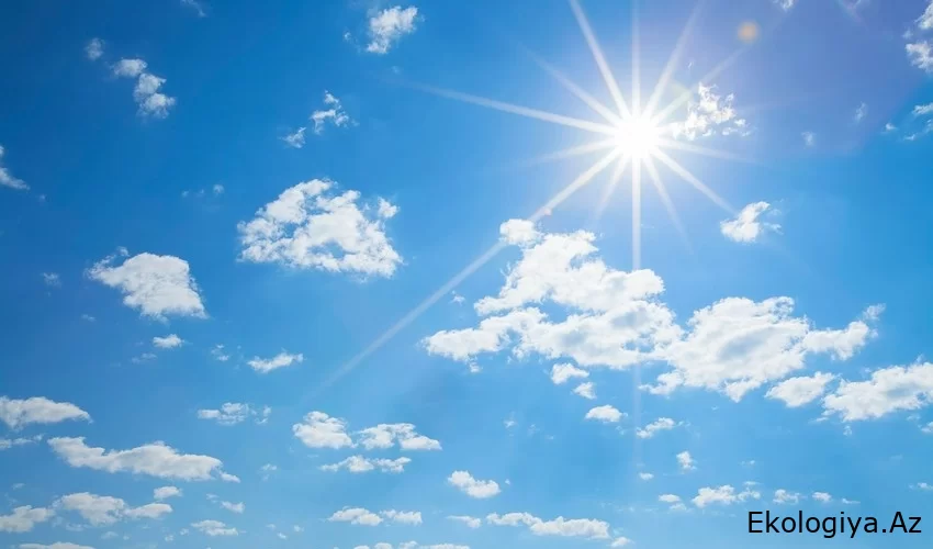 Sabah 20 dərəcə isti olacaq