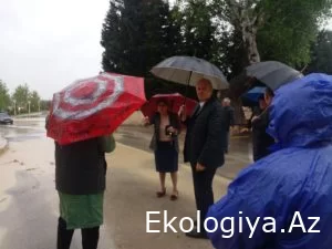 Mingəçevirdə yağan intensiv yağışlar fəsadlar törədib - VİDEO