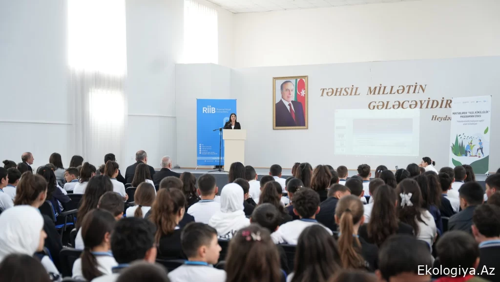 “Məktəblərdə “Yaşıl Könüllük” Proqramının İcrası” layihəsi çərçivəsində maarifləndirici görüşlər keçirilib