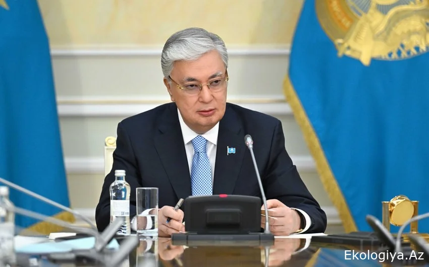 Tokayev Qazaxıstan neftinin Avropaya ixracının artırılmasına dəstəyinə görə İlham Əliyevə təşəkkür edib
