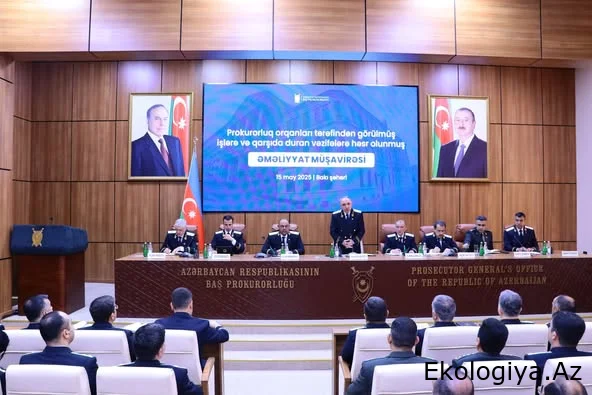 Prokurorluq orqanlarında görülmüş işlərə və qarşıda duran vəzifələrə həsr olunmuş əməliyyat müşavirəsi keçirilib