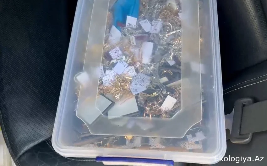 Şamaxıda 10 kiloqram qızılı oğurlayıb bataqlıqda gizlənən dəstə saxlanıldı