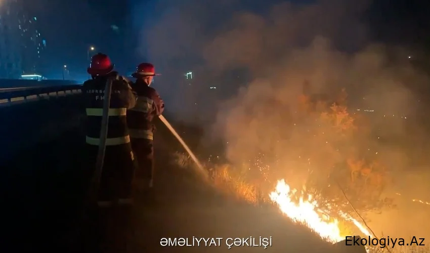 Xocəsən qəsəbəsindəki yanğın söndürülüb