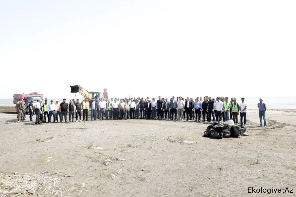 Nabranda təmizlik aksiyası keçirilib (FOTO)