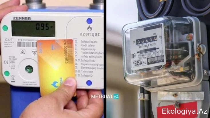 Qaz və işıqla bağlı sabit aylıq tarifin məbləği açıqlandı