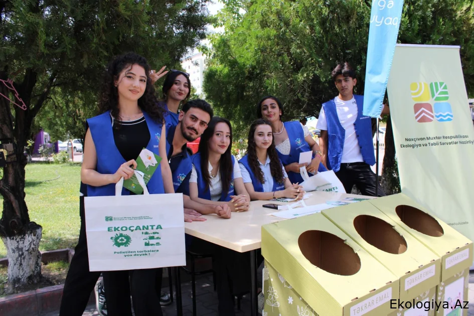 “Polietilen torbaları gətir, ekoçantanı götür!” aksiyası keçirilib
