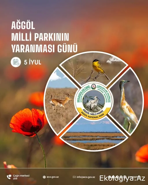 5 iyul Ağgöl Milli Parkının yaranması günüdür