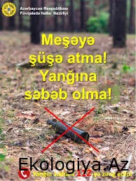 MEŞƏ YANĞINLARINA SƏBƏB OLMA!
