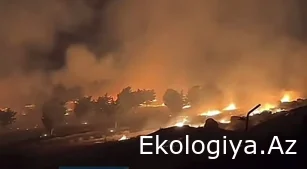 Bakıda yanğın