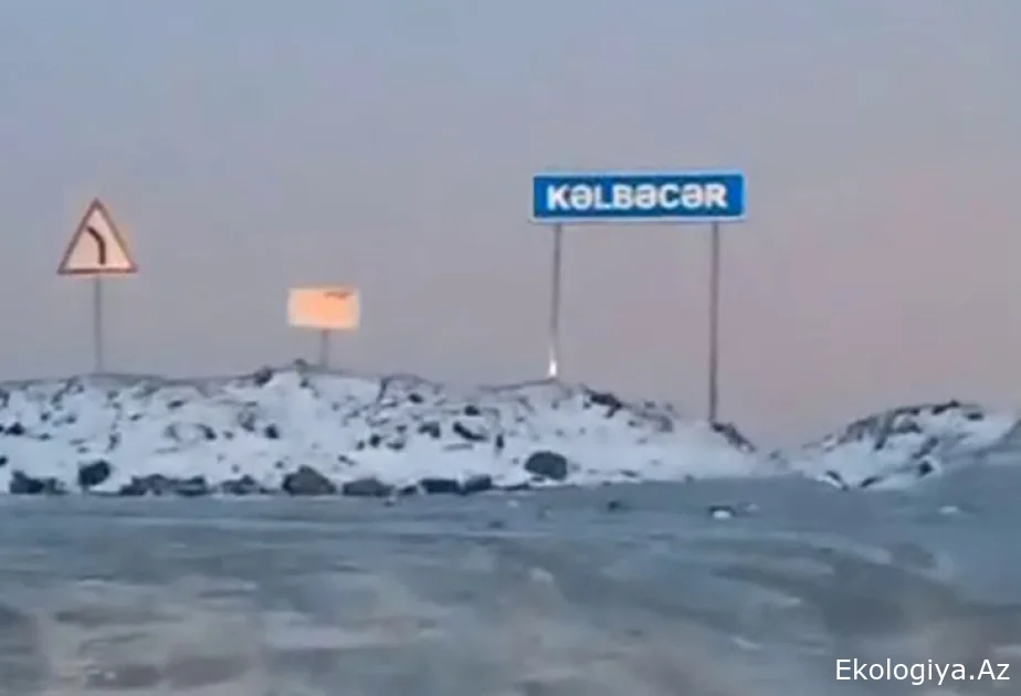 Kəlbəcərə ilk qar yağıb