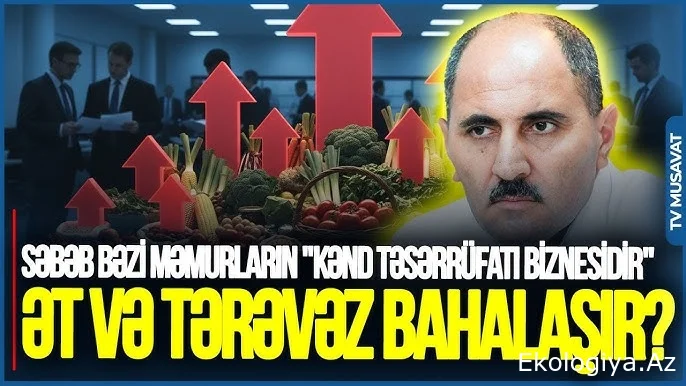 Ət və tərəvəz BAHALAŞIR? Səbəb bəzi məmurların "kənd təsərrüfatı biznesidir"- Azər Həsrət SİRLƏRİ AÇDI