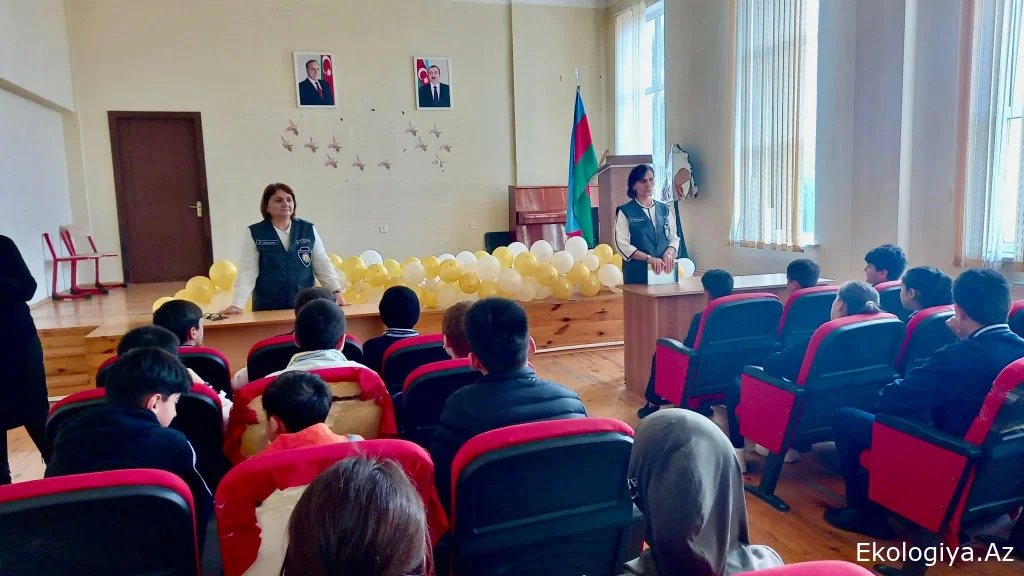 Regionlarda “Uşaq hüquqları aylığı” çərçivəsində növbəti ekoloji maarifləndirici görüşlər keçirilib