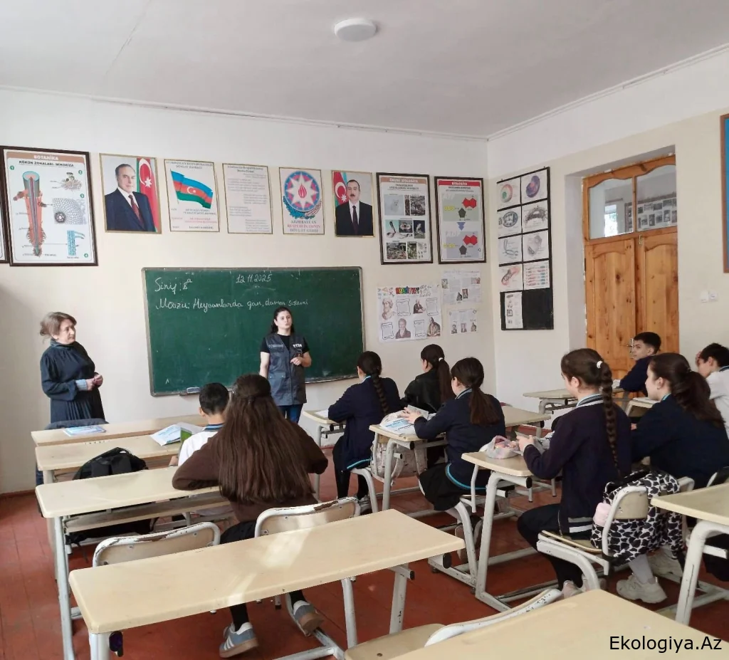 Regionlarda “Uşaq hüquqları aylığı” çərçivəsində ekoloji maarifləndirmə tədbirləri keçirilib