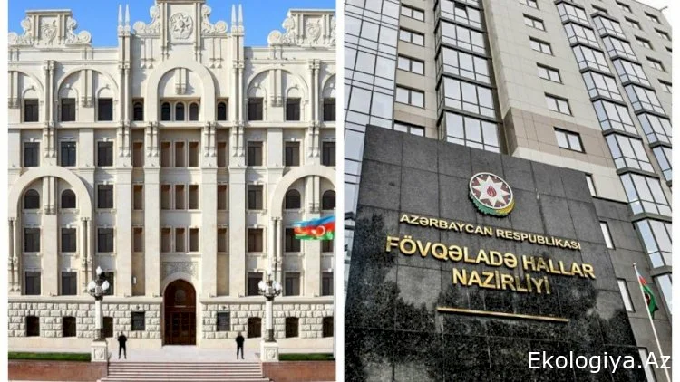 Bakının mərkəzi yaşayış binasında güclü yanğın, vətəndaşlar təxliyə olunur