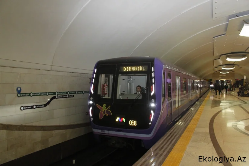 Yanvarda Bakı metrosundan 17 milyon 600 minə yaxın sərnişin istifadə edib