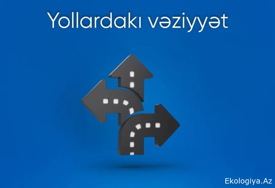 Bakının bəzi yollarında nəqliyyatın hərəkətində sıxlıq yaranıb