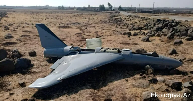 Naxçıvana düşən dronun üzərinə görün nə yazılıb! – Gündəm olan FOTOLAR