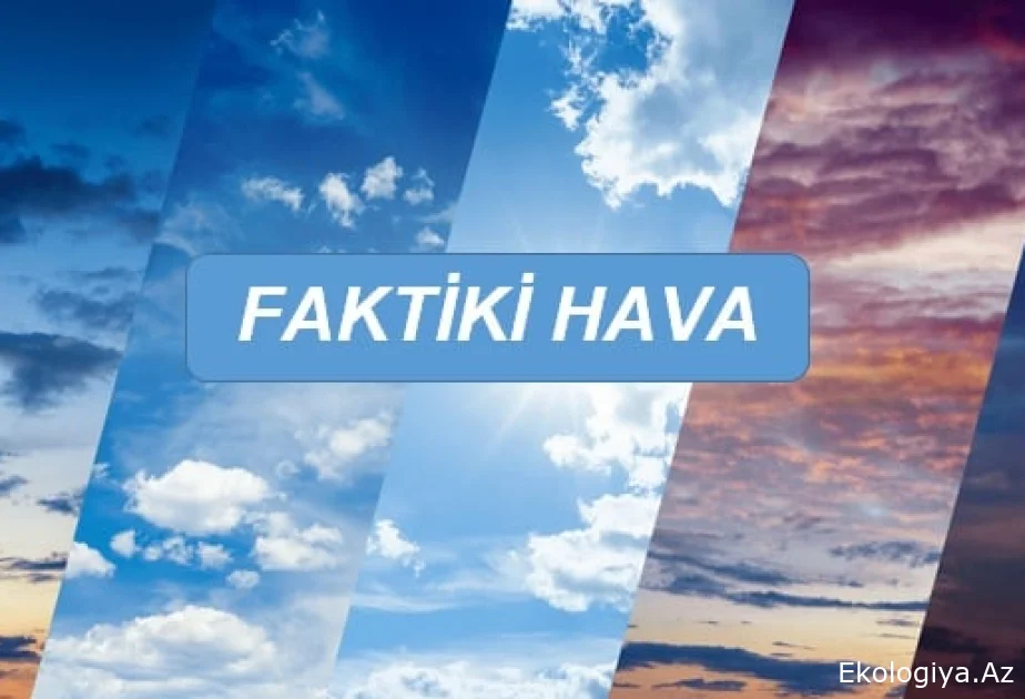 Ölkə ərazisinin əksər yerlərində yağıntılı hava şəraiti davam edir – FAKTİKİ HAVA