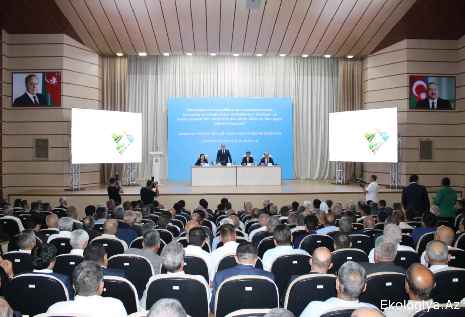 Lənkəranda regional müşavirə: 2026–2030-cu illərin Dövlət Proqramından irəli gələn vəzifələr diqqət mərkəzindədir