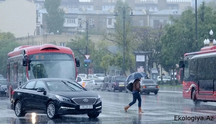 Həftəsonu hava qeyri-sabit keçəcək - XƏBƏRDARLIQ