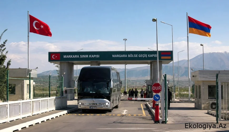 Qapılar açıldı: ermənilər Türkiyə sərhədini keçdi - Video