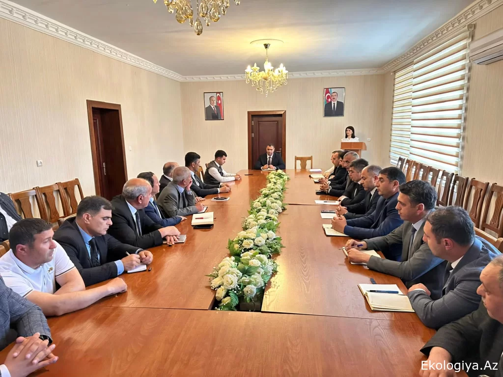 Regionlarda ekoloji maarifləndirici görüşlər davam edir-FOTO