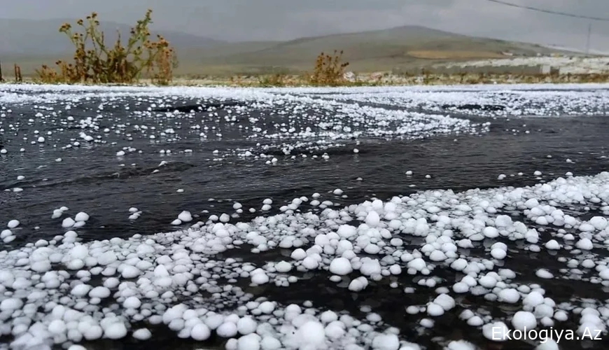Şuşa və Laçını dolu vurdu
