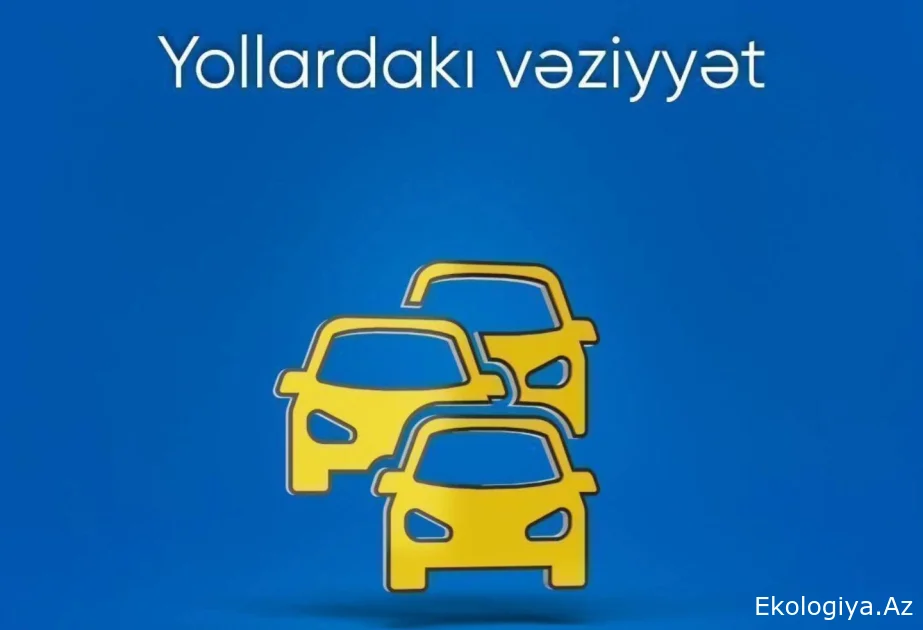 Paytaxtda bəzi yollarda nəqliyyatın hərəkətində sıxlıq müşahidə olunur