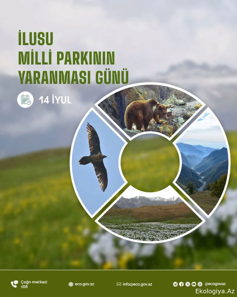 14 iyul - İlisu Milli Parkının yaranması günüdür