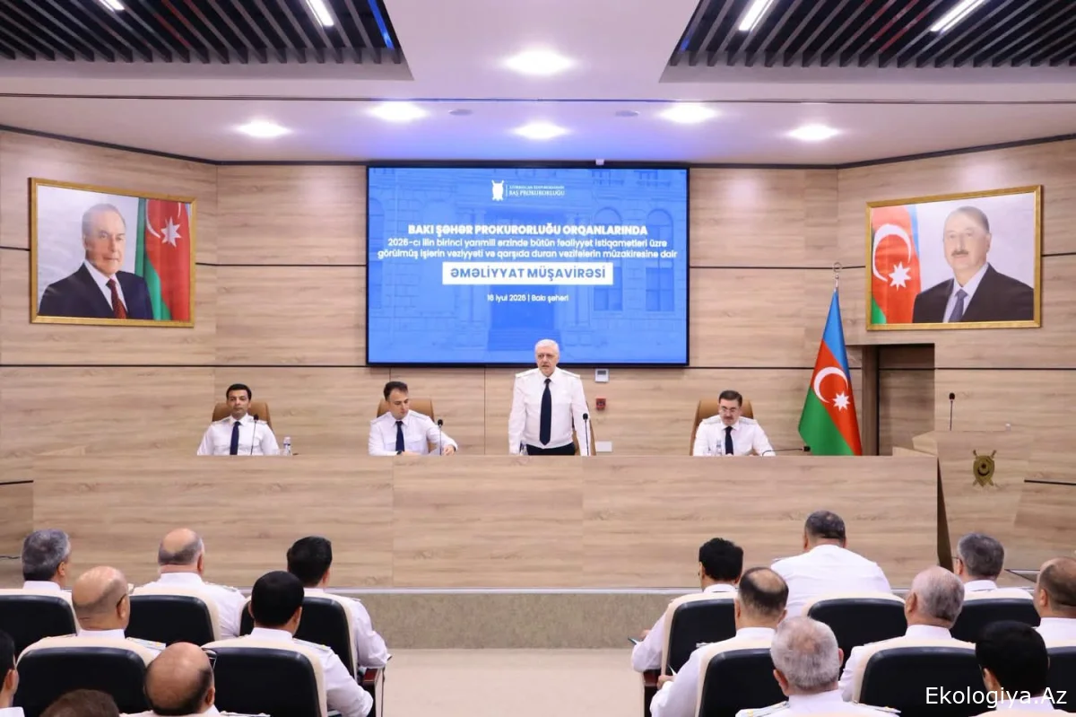 Bakı şəhər prokurorluğunda əməliyyat müşavirəsi keçirilib