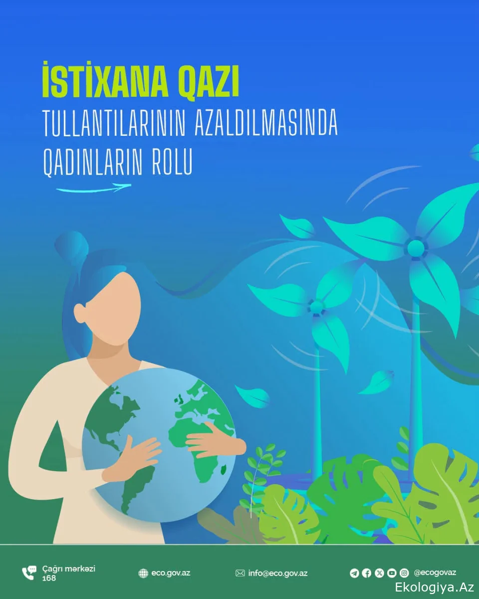 İstixana qazı tullantılarının azaldılmasında qadınların rolu